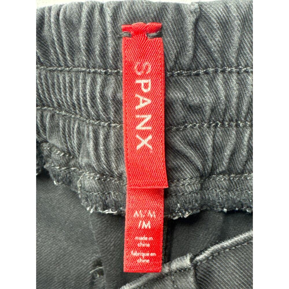 Spanx Women's Dark Gray Ankle Zip Cargo Jogger Pants - Size M (27x28.5) - Picture 4 of 6
